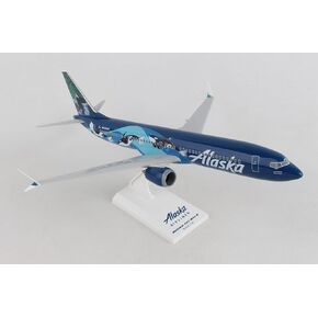 Daron Alaska Airlines Boeing 737 MAX 9 Orca Livery 1:130 Scale Model Aircraft