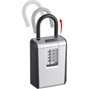 Ultimate KeyBox – Ultra-Durable Heavy-Duty Key Lock Box, Wall-Mounted & Portable, Premium Weatherproof Key Safe with Secure 4-Digit Combination for Home, Office, Airbnb, and Emergency Access