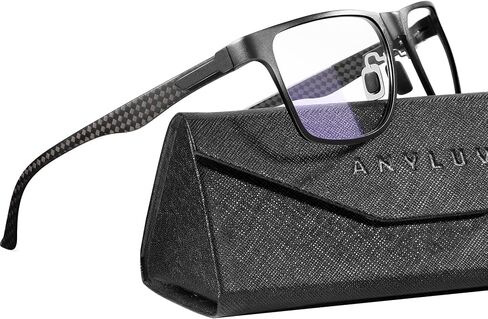 ANYLUV Reading Glasses Men Blue Light Blocking Reading Glasses for Men Carbon Fiber Computer Blocker 2.25 Magnification in Kuwait