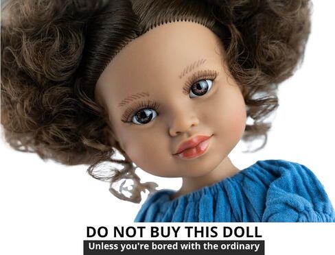 MARULADOLLS - 18 inch Muneca Latina para Ninas - Hispanic Doll - Realistic tan Skin Girl with Brown Curly Hair - Easter or Birthday Gift for 3 to 12 Year Old Girl. Bautismo Primera comunión in Saudi Arabia