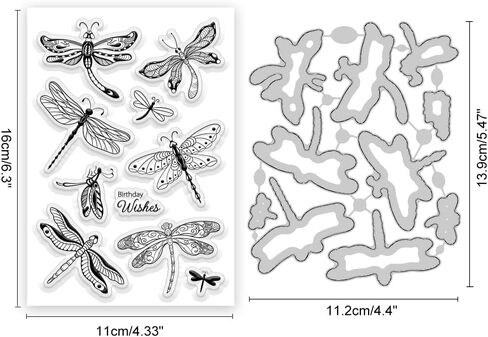 ORIGACH Farm Animals Clear Stamps and Cutting Dies for Card Making with Cow Sheep Pig Rabbits Rooster Transparent Stamps and Die Set for DIY Crafting Scrapbooking Photo Album Journaling Decoration in Kuwait