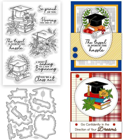 ORIGACH Farm Animals Clear Stamps and Cutting Dies for Card Making with Cow Sheep Pig Rabbits Rooster Transparent Stamps and Die Set for DIY Crafting Scrapbooking Photo Album Journaling Decoration in Kuwait