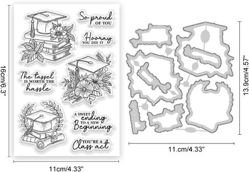 ORIGACH Farm Animals Clear Stamps and Cutting Dies for Card Making with Cow Sheep Pig Rabbits Rooster Transparent Stamps and Die Set for DIY Crafting Scrapbooking Photo Album Journaling Decoration in Kuwait