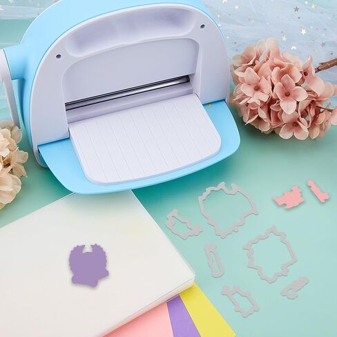 ORIGACH Farm Animals Clear Stamps and Cutting Dies for Card Making with Cow Sheep Pig Rabbits Rooster Transparent Stamps and Die Set for DIY Crafting Scrapbooking Photo Album Journaling Decoration in Kuwait