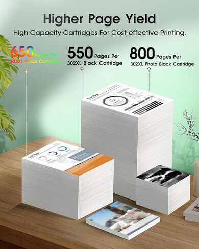 252XL 252 Ink Cartridges Replacement for Epson 252XL 252 XL T252XL T252 Combo Pack Compatible for Workforce WF-7110 WF-7720 WF-7710 WF-3620 WF-3640 Printer (2 Black/1 Cyan/1 Magenta/1 Yellow, 5 Pack) in Saudi Arabia