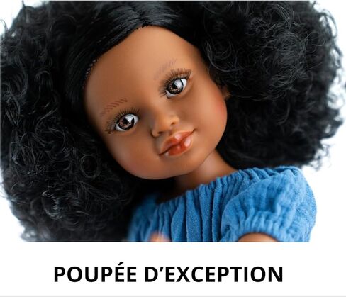 MARULADOLLS - 18 inch Muneca Latina para Ninas - Hispanic Doll - Realistic tan Skin Girl with Brown Curly Hair - Easter or Birthday Gift for 3 to 12 Year Old Girl. Bautismo Primera comunión in Saudi Arabia