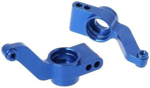 Alloy Upgrade Parts Compatible with 1/10 Traxxas Slash 5807 Stampede 4x4 Rustler 4X4 Steering Hub Carrier Caster Block C-Hubs Arm Brace Front Rear Shock Tower Suspension Control a-Arms (Dark Blue) in Saudi Arabia