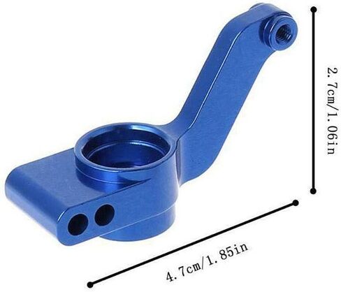 Alloy Upgrade Parts Compatible with 1/10 Traxxas Slash 5807 Stampede 4x4 Rustler 4X4 Steering Hub Carrier Caster Block C-Hubs Arm Brace Front Rear Shock Tower Suspension Control a-Arms (Dark Blue) in Saudi Arabia