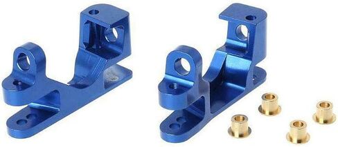 Alloy Upgrade Parts Compatible with 1/10 Traxxas Slash 5807 Stampede 4x4 Rustler 4X4 Steering Hub Carrier Caster Block C-Hubs Arm Brace Front Rear Shock Tower Suspension Control a-Arms (Dark Blue) in Saudi Arabia