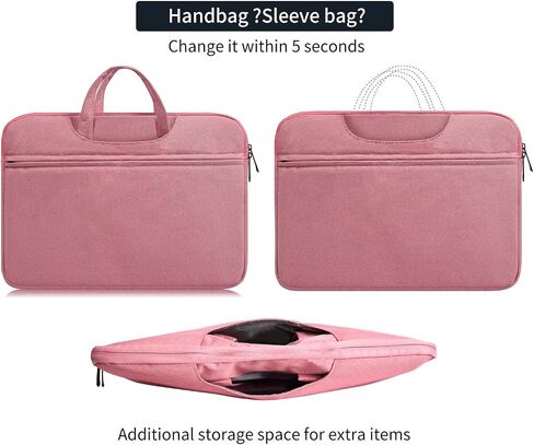 HP 14 بوصة CASTOP CASE متوافقة مع LENOVO HP Dell Acer Asus Chromebook 14 ، Dell Inspiron 14 ، Dell Latitude 14 ، HP Stream 14 ، Asus Vivobook 14/ Zenbook 14 ، Acer Computer Cleve Bag ، Gray in Saudi Arabia