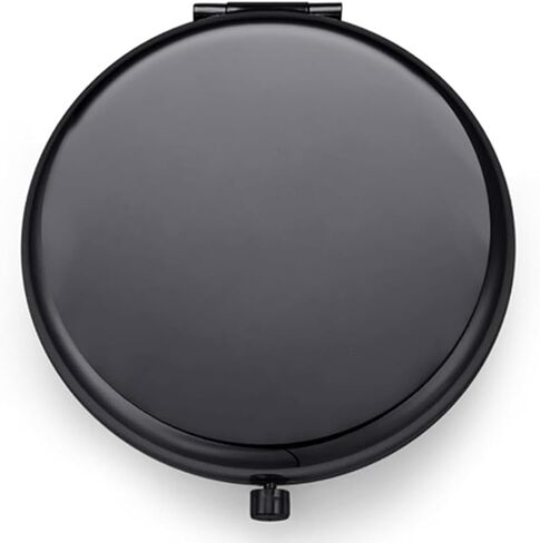 Cute Heart Shaped Compact Mirror for Purse,Red Travel Mirror with Glitter,Leather Small Pocket Mirror,Portable 2 x 1x Magnification Folding Makeup Mirror,Cosmetic Mirror for Gift in Kuwait