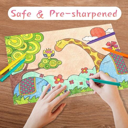 Jeffbaubl 270 Pcs Bulk Crayons,9 Colors Bulk Unwrapped Crayons,Bulk Crayons Color Crayons Bulk,Crayons Party Favors,Bulk Crayons for Family Office Restaurants Party Craft Supplies in Kuwait