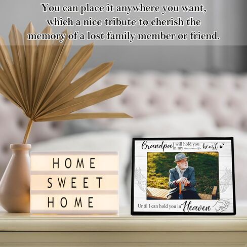 Loss of Sister Sympathy Gifts, Memorial Picture Frame, Remembrance Gifts Wooden Photo Frame with Easel, 4x6 Loss of Sister Picture Frame for Tabletop Display - G03 in Kuwait