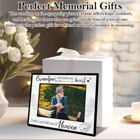 Loss of Sister Sympathy Gifts, Memorial Picture Frame, Remembrance Gifts Wooden Photo Frame with Easel, 4x6 Loss of Sister Picture Frame for Tabletop Display - G03 in Kuwait