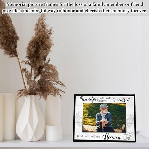 Loss of Sister Sympathy Gifts, Memorial Picture Frame, Remembrance Gifts Wooden Photo Frame with Easel, 4x6 Loss of Sister Picture Frame for Tabletop Display - G03 in Kuwait