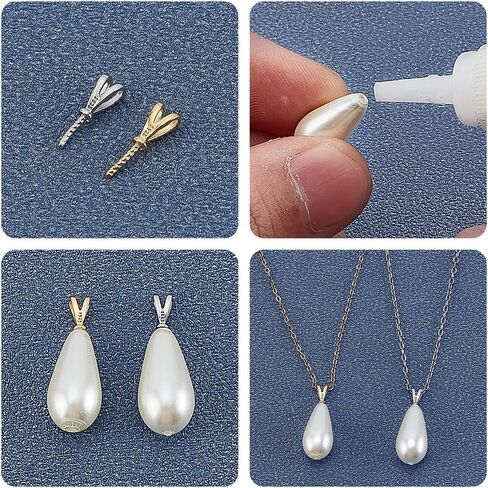 6pcs y قلادة الموصل 925 sterling سيلف الفضة وضع المسمار البلاغ بيتر بيب الكفالات لبرمجة الأحجار الكريمة لصنع المجوهرات: 4x1.5mm in Saudi Arabia