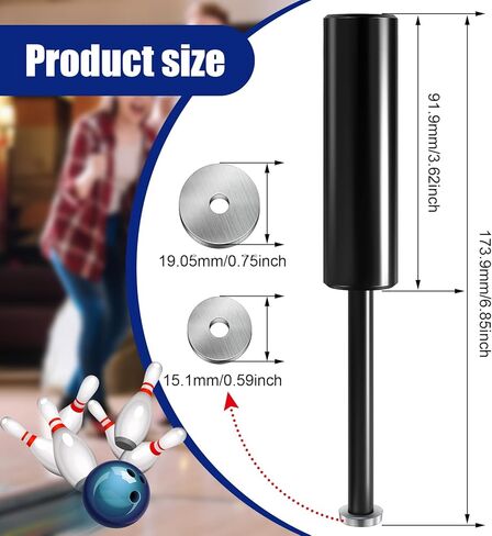 Hungdao Bowling Ball Workout Tool Bowling Accessories with 3/4 Replacement Blade for Thumb Fingers in Kuwait