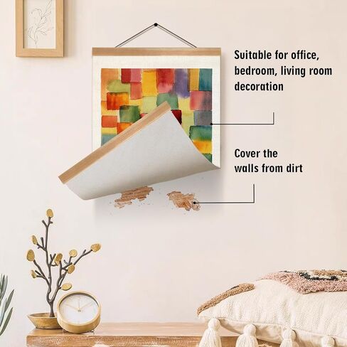 Boho Wall Art Poster – Viktor Frankl Quote Print, Linen Canvas Poster with Abstract Watercolor Design and Wooden Frame, Inspirational Psychology Decor for Office, Home, Therapy Room or Study(Viktor frankl) in Saudi Arabia