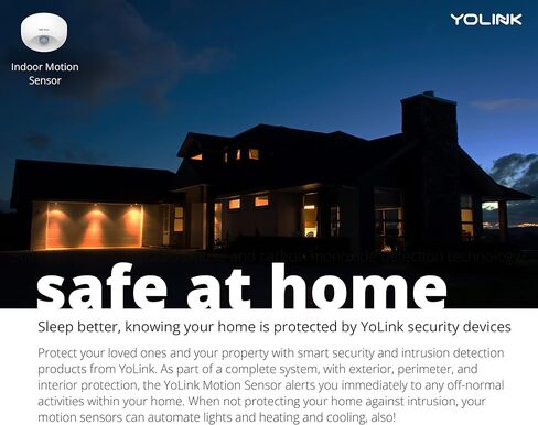 مجموعة بدء تشغيل مستشعر الحركة الخارجية الذكية من YoLink LoRa، تنبيه الممر، كاشف غزو الممتلكات/التعدي على ممتلكات الغير، تنبيهات البريد الإلكتروني/الرسائل القصيرة/الدفع، Alexa، IFTTT، مساعد منزلي: يتضمن (2) أجهزة استشعار، (1) مكبر صوت in Kuwait