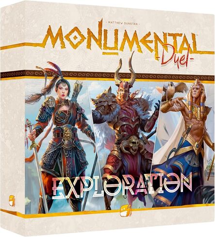Duel Minumental - Exploration - لعبة لوحة بناء DECK ، لعبة الإستراتيجية ، الجمع أو المستقلة ، تتراوح أعمارهم بين 10+ ، 2 لاعبين ، 60-90 دقيقة in Kuwait