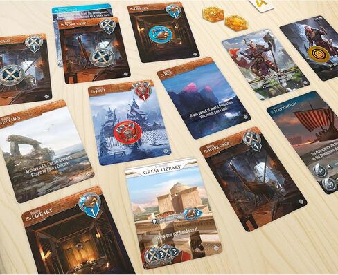 Duel Minumental - Exploration - لعبة لوحة بناء DECK ، لعبة الإستراتيجية ، الجمع أو المستقلة ، تتراوح أعمارهم بين 10+ ، 2 لاعبين ، 60-90 دقيقة in Kuwait