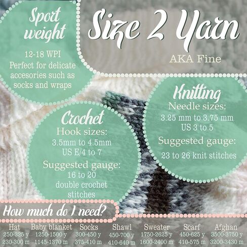 JubileeYarn Undyed Yarn - 100% Superwash Wool - 100g/218yds - 3 Pack in Saudi Arabia