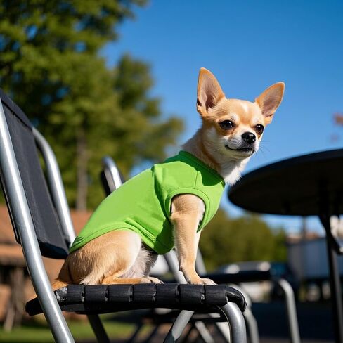 Winmany 2 Pieces Small Dogs Clothes Solid Color Puppy Summer Tank Top for Girl Boy Cute Chihuahua Shih Tzu Pomeranian Shirts Vest in Saudi Arabia