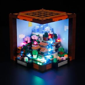 YEABRICKS LED Light for 21265 The Crafting Table Building Blocks Model (Building Set NOT Included)