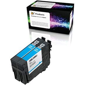 Remanufactured Ink Cartridge Replacement for Epson 288 288XL for Expression XP-430 XP-434 XP-330 XP-446 XP-340 XP-440 Printers (2 Cyan)