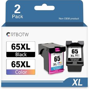 إعادة تصنيع 65xl من خرطوشة الحبر لـ HP 65XL 65 XL لـ Envy 5052 5055 5010 5012 5020 5030 Deskjet 2600 2622 2652 3722 3755 3752 2635 2636 2655 AMP 120 100 Print