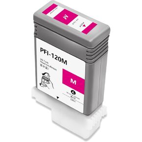 PFI-120 PFI 120C الصباغ المتوافق مع Canon PFI-120 حبر خرطوشة الحبر (2886C001AA) للاستبدال لـ Canon ImagePrograf IPF TM-200 TM-205 TM-300 TM-305 Printer 130mL (1 Pack ، Cyan)