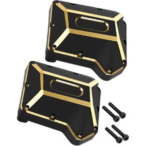 ترقيات Diff محور النحاس جزء من 1/10 TRX4 ، TRX6،2PCS المحور النحاسي Diff غطاء القفزات الثقيلة ، الأسود