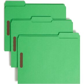 Smead Fastener File Folders, 50 Count, Orange, Reinforced 1/3-Cut Tabs, 2 Fasteners, Letter Size (12540) in Kuwait