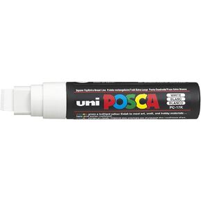 POSCA PC -17K Pack من 5 - أبيض إزميل.