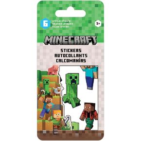 Minecraft Mini Sticker Slim Flip Pad - 6 صفحة