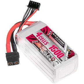 1500mAh 4S 15.2V 60C LIPO بطارية مع موصل XT60 لـ RC Racing Drone FPV Quads Quadcoper
