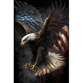 1000 قطعة من اللغز - Flag National Eagle Provision Puzzle Artense Artive Art 75x50 cm