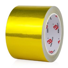BOMEI PACK Aluminum Foil Tape, Gold, 2 Inch x 90 Feet, Heavy Duty, Waterproof, HVAC & Pipe Sealing