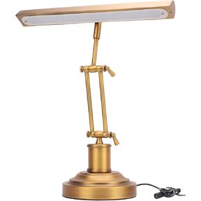 LED Piano Lamp with Dimmer, Piano Light Lamp for Upright Piano, Touch Bedside Table Lamp, Modern Small Lamp for Bedroom, 3000K to 6000K 85 CRI Music Stand Light (US)