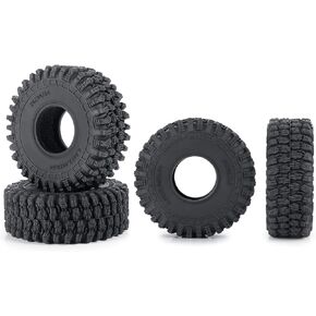 4pcs 64 مم إطارات مطاطية إطارات إطارات الزاحف مع رغوة لمدة 1:18 Trx4-M Trx4m RC Car