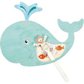 Fun Express Color Your Jonah و The Whale Craft Kit - تصنع 12 - DIY Crafts for Kids and Sunday School Sistems