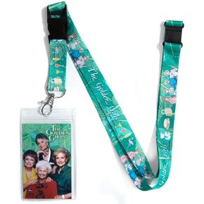 Golden Girls Reversible Lanyard with Breakaway Clip and ID Holder