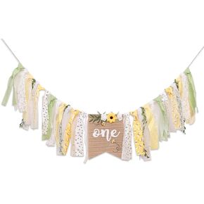 نحلة موضوع عيد الميلاد الأول لافتة كرسي عالية - Baby Bee Banner One Banner 1st Birthday Girl ， Bee Birthday Party Decorations ， Happy First Bee Day High Chair Decoration ， على كرسي مرتفع Banner عيد ميلاد أول عيد ميلاد ， كرسي عالي لافتة عيد ميلاد أول عيد م