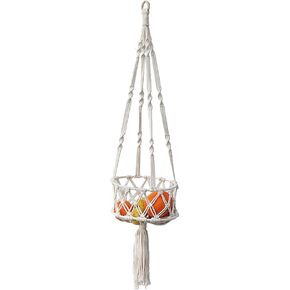 Macrame Cat Hammock - سرير سرير معلق يدويًا ، ديكور جدار بوهو للقطط الداخلية الصغيرة والكبيرة