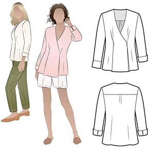 Style Arc Sewing Pattern - Vera Woven Blouse (Sizes 04-16)