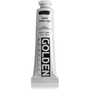 Golden Artist Acrylic, 2 ounce tube, Burnt Umber Light (1035-2)