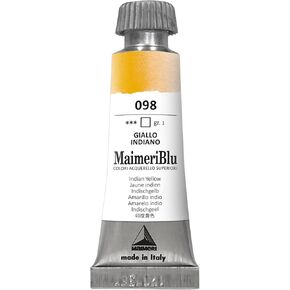 Maimeriblu 12ml Pigment Pigment Paint -Paint - Indian Yellow Py65 Professional Paint - Lightfast and Waterclor Tube for Artists for Artists