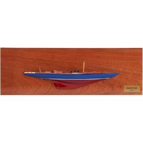 Merchgears Handicrafts قوس قزح نصف بدن النموذج الخشبي النموذج الإبحار ، ديكور المنزل ، 60 سم