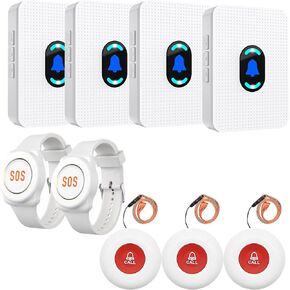 Daytech Wireless Pager Call Call Button المسن