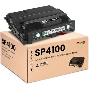 SP4100 Toner 402809 406997 Toner Cartridge متوافق مع Ricoh Aficio SP 4100 4100N 4100N-KP 4110 4110N 4210 4210N 4310 4310N TONER (1 أسود ، عائد مرتفع 15000 صفحة)